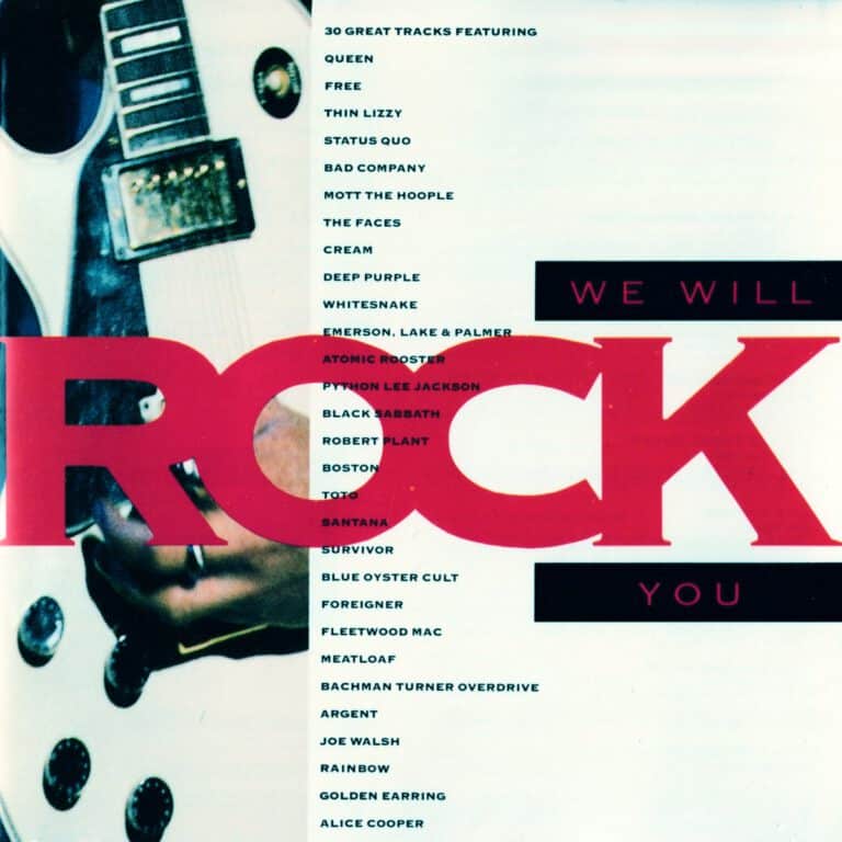 Album cover van verzamelalbum We will rock you