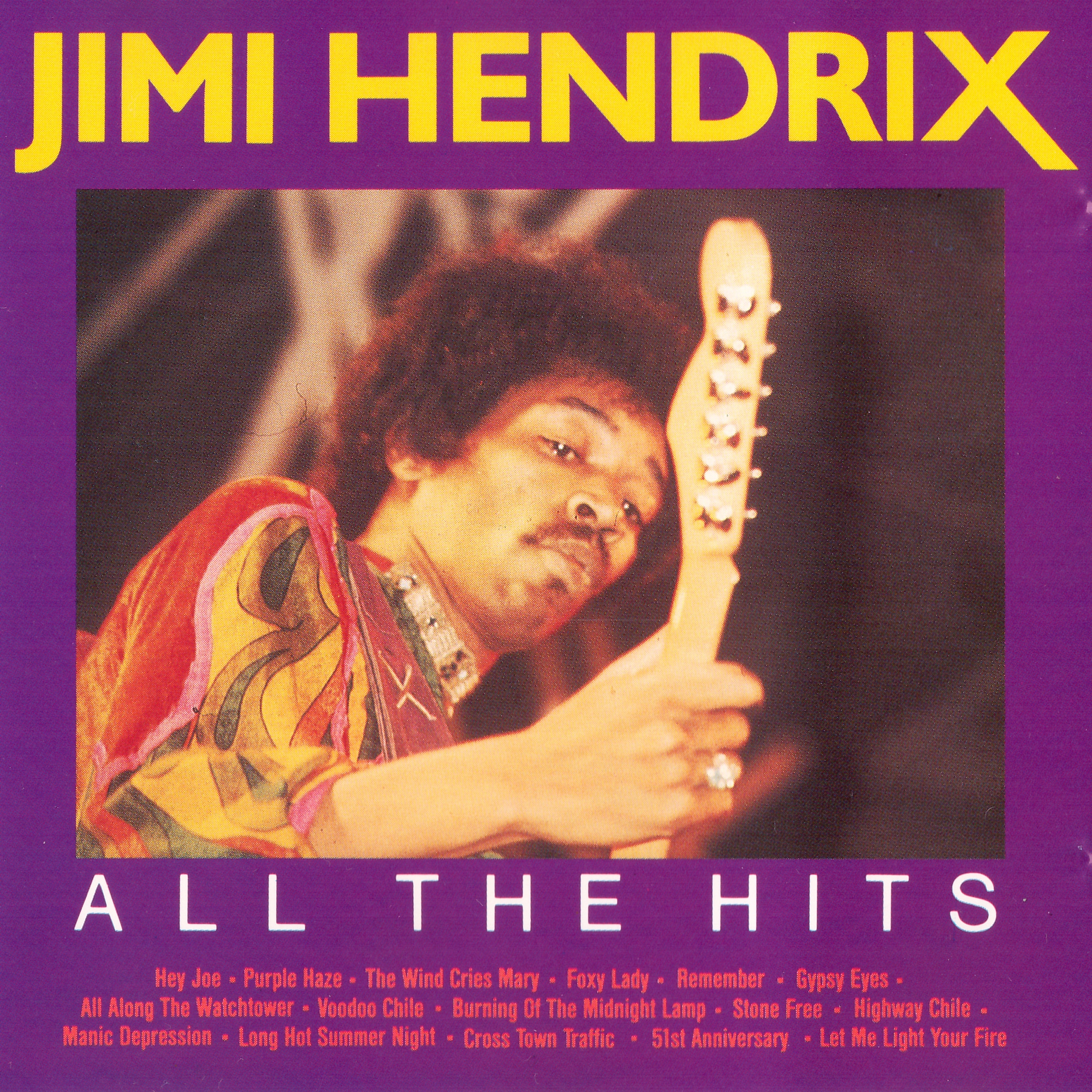 Album cover van Jimi Hendix - All the hits