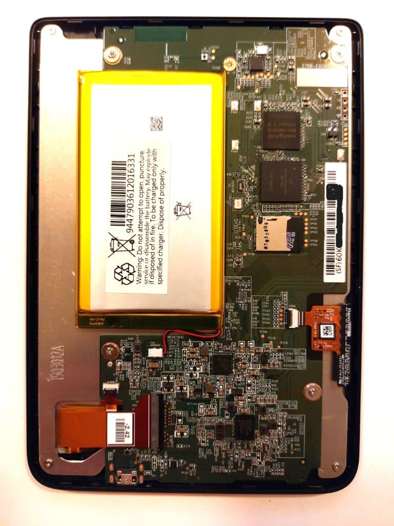 Binnenkant van de Kobo Clara HD ereader