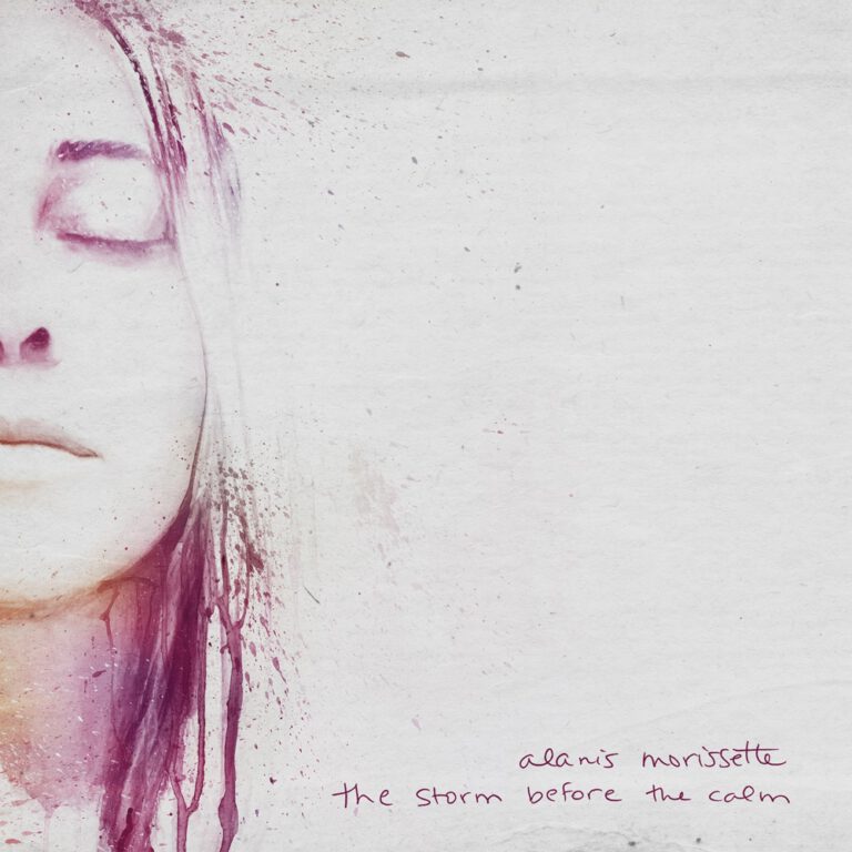 Album cover van Alanis Morrisette's album the Storm before the calm