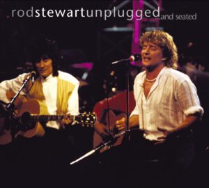 Cover van Rod Steward album Unplugged.