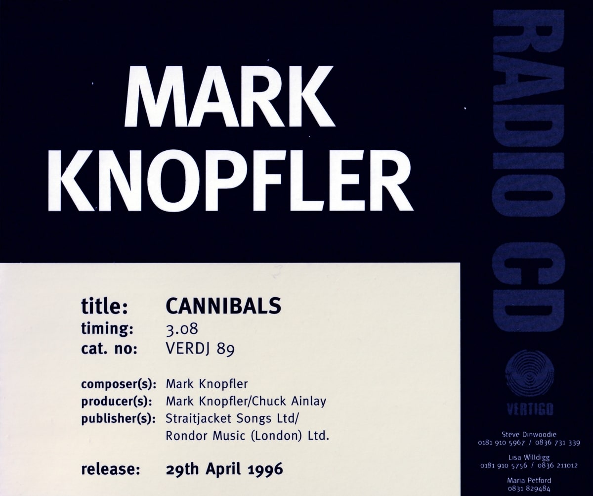 Mark Knopfler – Cannibals – Radio CD